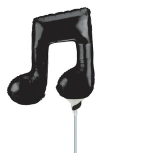 Muzieknoot minishape Folieballon, 14 inch (35 cm), zonder zelfsluitend ventiel Muzieknoot minishape Folieballon, 14 inch (35 cm), zonder zelfsluitend ventiel