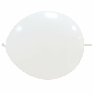 Wit Linkballon, 30 cm Wit Linkballon, 30 cm