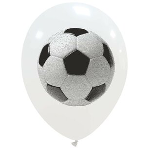 Voetbal ballonnen, 6 stuks, 30cm Voetbal ballonnen, 6 stuks, 30cm