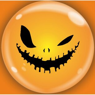 Halloween Nightmare bubble ballon, 60 cm Halloween Nightmare bubble ballon, 60 cm