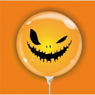 Halloween Nightmare mini bubble ballon, 25 cm Halloween Nightmare mini bubble ballon, 25 cm