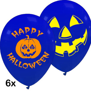 Halloween Neon ballonnen, 6 stuks Halloween Neon ballonnen, 6 stuks