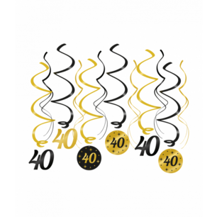 40 jaar Hangdeco Classy Party, 12 delig 40 jaar Hangdeco Classy Party, 12 delig
