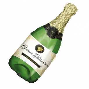Champagnefles folieballon XL, 91 cm Champagnefles folieballon XL, 91 cm