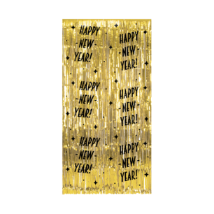 Happy New Year Deurgordijn Classy Party, 200x100 cm Happy New Year Deurgordijn Classy Party, 200x100 cm