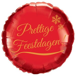 Prettige Feestdagen Folieballon, 45 cm Prettige Feestdagen Folieballon, 45 cm