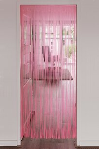 Neon roze Deurgordijn, 200x100 cm