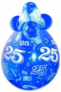 25 stuffer ballon, transparant, 45 cm 25 stuffer ballon, transparant, 45 cm