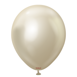 White Gold Chrome ballon (30cm) - goud White Gold Chrome ballon (30cm) - goud