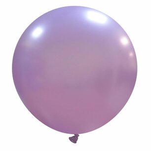 Lavendel Metallic XXL Ballon, 75cm Lavendel Metallic XXL Ballon, 75cm