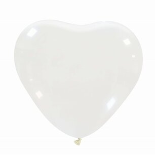 Transparant Hart Ballon groot (40cm) Transparant Hart Ballon groot (40cm)