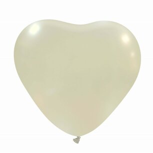 Parelmoer metallic Hart Ballon groot (38cm) Parelmoer metallic Hart Ballon groot (38cm)