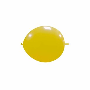 Donkergeel kleine Linkballon, 13 cm Donkergeel kleine Linkballon, 13 cm