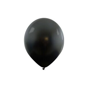 Zwart Metallic kleine ballon (13cm) Zwart Metallic kleine ballon (13cm)