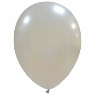 Zilver Metallic ballon (30cm) Zilver Metallic ballon (30cm)