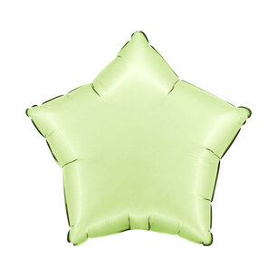 Olive Green satin Ster Folieballon, 45 cm - groen Olive Green satin Ster Folieballon, 45 cm - groen