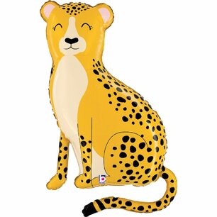 Cheetah shape Folieballon, 36 inch (81 cm) Cheetah shape Folieballon, 36 inch (81 cm)