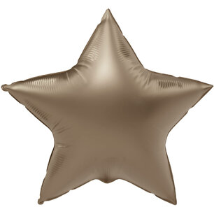 Starlight Gold satin Ster Folieballon, 45 cm - goud Starlight Gold satin Ster Folieballon, 45 cm - goud