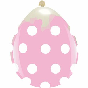 Polka Dots stuffer ballon, transparant, 45 cm Polka Dots stuffer ballon, transparant, 45 cm