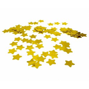 Sterren goud confetti, 15 gram Sterren goud confetti, 15 gram