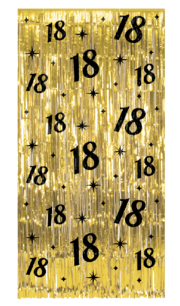 18 jaar Deurgordijn Classy Party, 200x100 cm 18 jaar Deurgordijn Classy Party, 200x100 cm