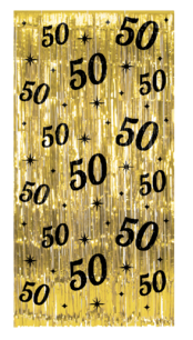 50 jaar Deurgordijn Classy Party, 200x100 cm 50 jaar Deurgordijn Classy Party, 200x100 cm