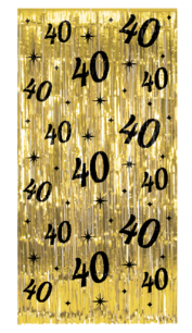 40 jaar Deurgordijn Classy Party, 200x100 cm 40 jaar Deurgordijn Classy Party, 200x100 cm