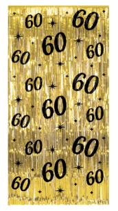 60 jaar Deurgordijn Classy Party, 200x100 cm 60 jaar Deurgordijn Classy Party, 200x100 cm