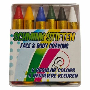 Schminkstiften, 6x 2,5g, assorti Schminkstiften, 6x 2,5g, assorti
