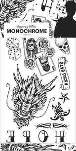 Hope monochrome tattoos (plakplaatjes) Hope monochrome tattoos (plakplaatjes)
