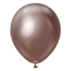 Chocolate chrome grote ballon, 18 inch (45 cm) -blauw- Chocolate chrome grote ballon, 18 inch (45 cm) -blauw-