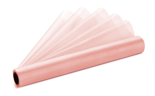 Pale pink Organza, 36 cm breed, rol 9 meter Pale pink Organza, 36 cm breed, rol 9 meter