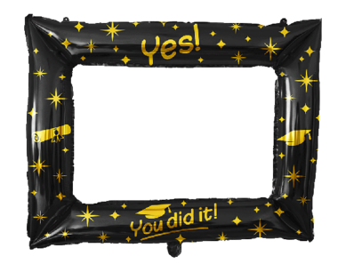 Folie selfie fotolijst frame You did it, 66x85 cm Folie selfie fotolijst frame You did it, 66x85 cm