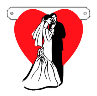 Bruidspaar tussenstukje