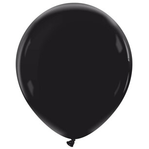 Midnight Black groot premium ballon, 18 inch (45cm) - zwart Midnight Black groot premium ballon, 18 inch (45cm) - zwart