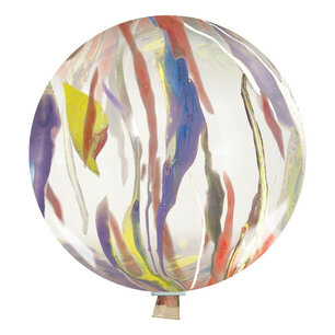 Marble XXL Ballon transparant, 35 inch (90cm) Marble XXL Ballon transparant, 35 inch (90cm)
