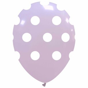 Lilac Polka dots Ballonnen, 6 stuks, 30 cm Lilac Polka dots Ballonnen, 6 stuks, 30 cm