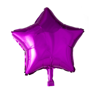 Fuchsia Ster Folieballon, 18 inch (45 cm) Fuchsia Ster Folieballon, 18 inch (45 cm)