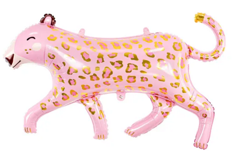 Luipaard roze/goud shape Folieballon, 40 inch (100 cm) Luipaard roze/goud shape Folieballon, 40 inch (100 cm)