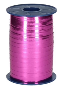 Fuchsia metallic Krullint, 5 mm, rol 225 m Fuchsia metallic Krullint, 5 mm, rol 225 m