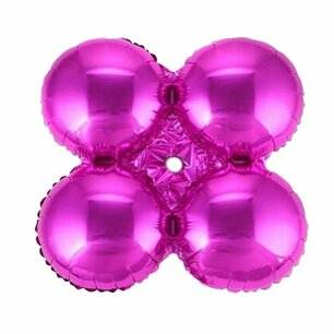Fuchsia cluster/base folieballon groot, 60 cm Fuchsia cluster/base folieballon groot, 60 cm