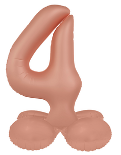 4 Foliecijfer staand, Vintage Rose, 41 cm / 16 inch 4 Foliecijfer staand, Vintage Rose, 41 cm / 16 inch