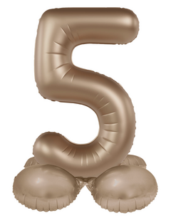 5 Foliecijfer staand, Starlight Gold, 41 cm / 16 inch 5 Foliecijfer staand, Starlight Gold, 41 cm / 16 inch