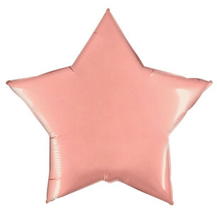 Rose Gold XL Ster Folieballon, 92 cm Rose Gold XL Ster Folieballon, 92 cm