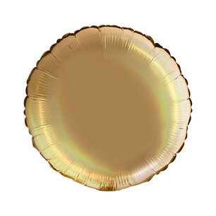 Champagne Platinum Folieballon rond, 18 inch (45 cm) Champagne Platinum Folieballon rond, 18 inch (45 cm)