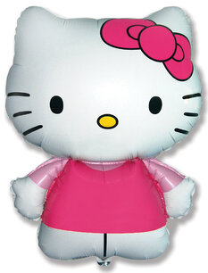 Hello Kitty roze shape Folieballon, 26 inch Hello Kitty roze shape Folieballon, 26 inch