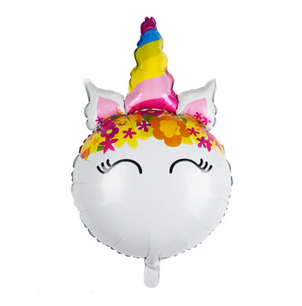 Unicorn flower XL folieballon, 83 cm Unicorn flower XL folieballon, 83 cm