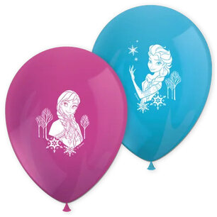 Frozen Disney Ballonnen Anna & Elsa, 28cm, 8 stuks