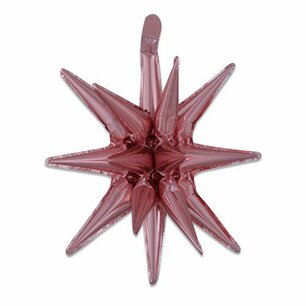 Ster Magic Star rose gold folieballon, 50 cm