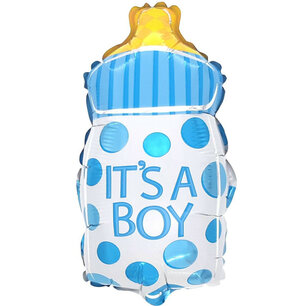 Babyfles It's a Boy shape Folieballon, 58 cm